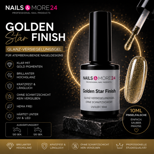 NAM24 - Golden Star Finish | 10ml ohne Schwitzschicht